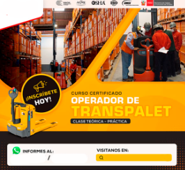 CURSO PARA OPERADORES DE TRANSPALET ELÉCTRICA