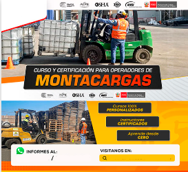 CURSO PARA OPERADORES DE MONTACARGAS