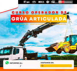 CURSO PARA OPERADOR DE GRÚA ARTICULADA