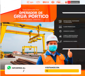 CURSO PARA OPERADOR DE GRÚA PÓRTICO